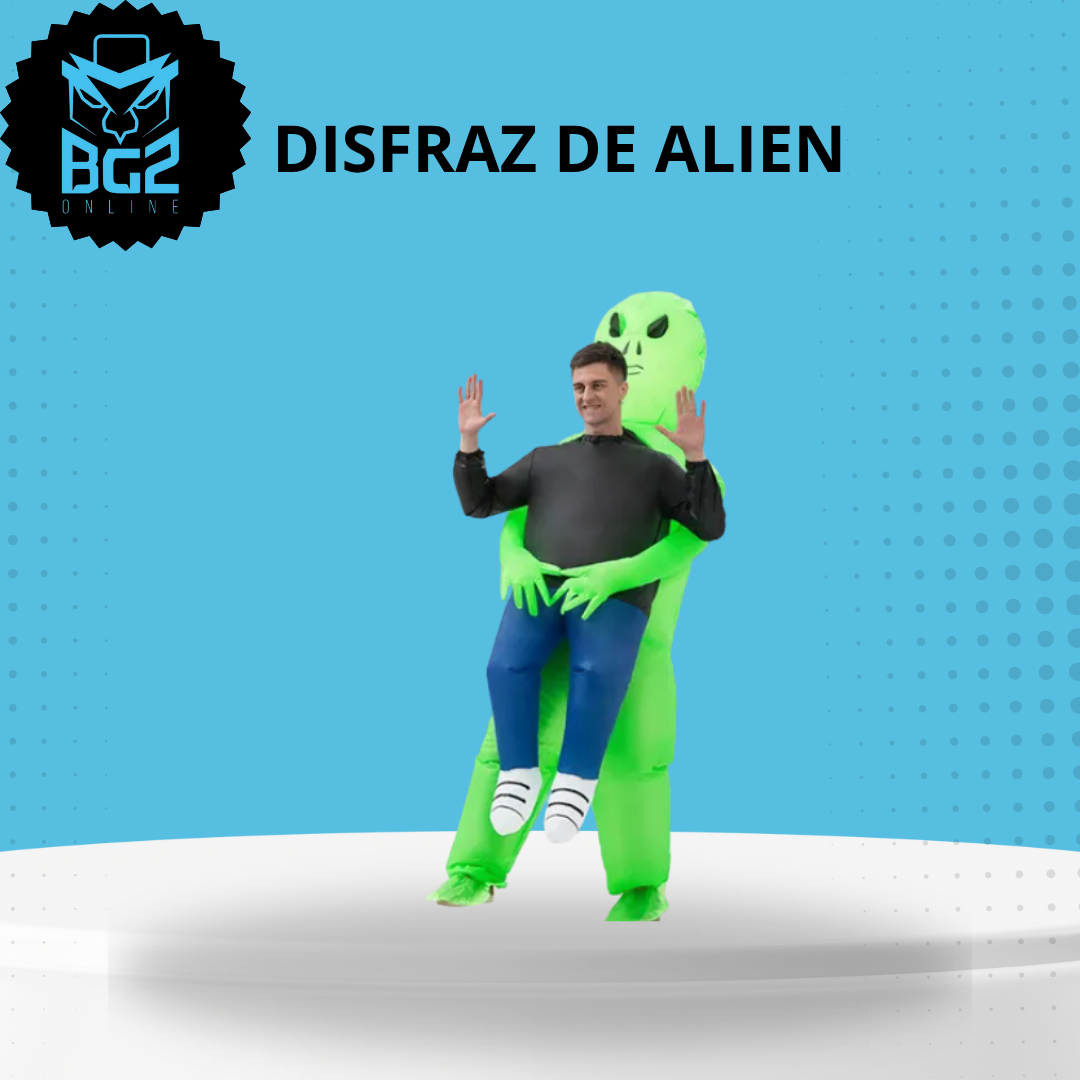 Disfraz de alien inflable